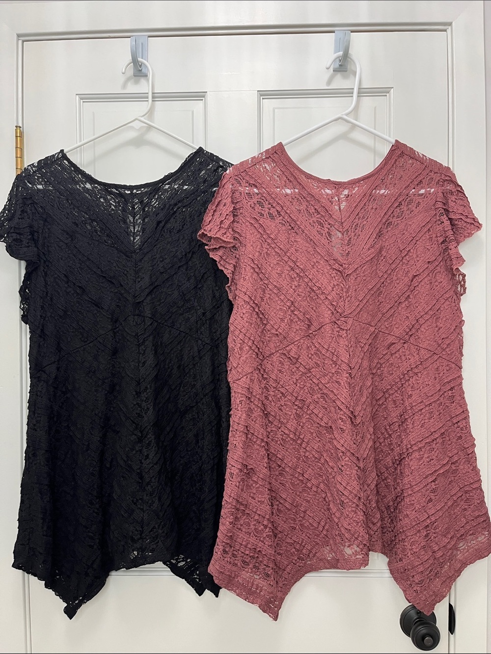 torrid Size 2X Bundle - Textured Lace Tunic with Flutter Sleeves